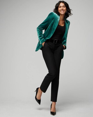 White house black market velvet jacket outlet